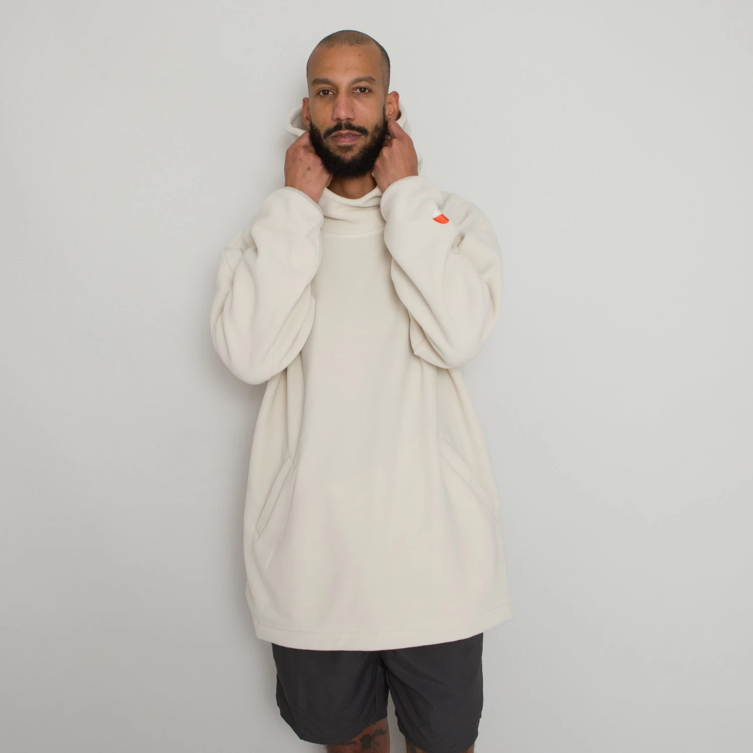 Folk X Speedo Polar Rivet Hoodie - Light Sand 2 Folk X Speedo Polar Rivet Hoodie - Light Sand - Image 2