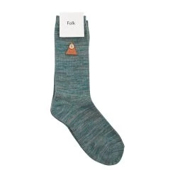 Melange Socks - Green Mix