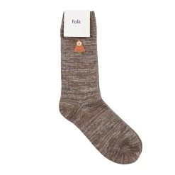 Melange Socks - Slate Tobacco Mix