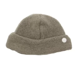 Fleece Beanie - Olive Wool