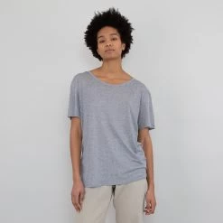 Slouch Tee - Grey Melange