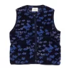 Collarless Puzzle Gilet - Stars And Flowers TH
