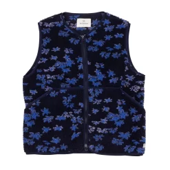 Collarless Puzzle Gilet - Stars And Flowers TH