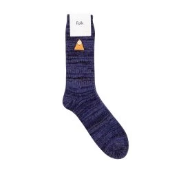 Wool Melange Sock - Navy Mix