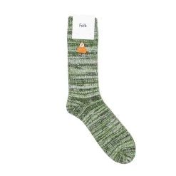 Wool Melange Sock - Olive Mix