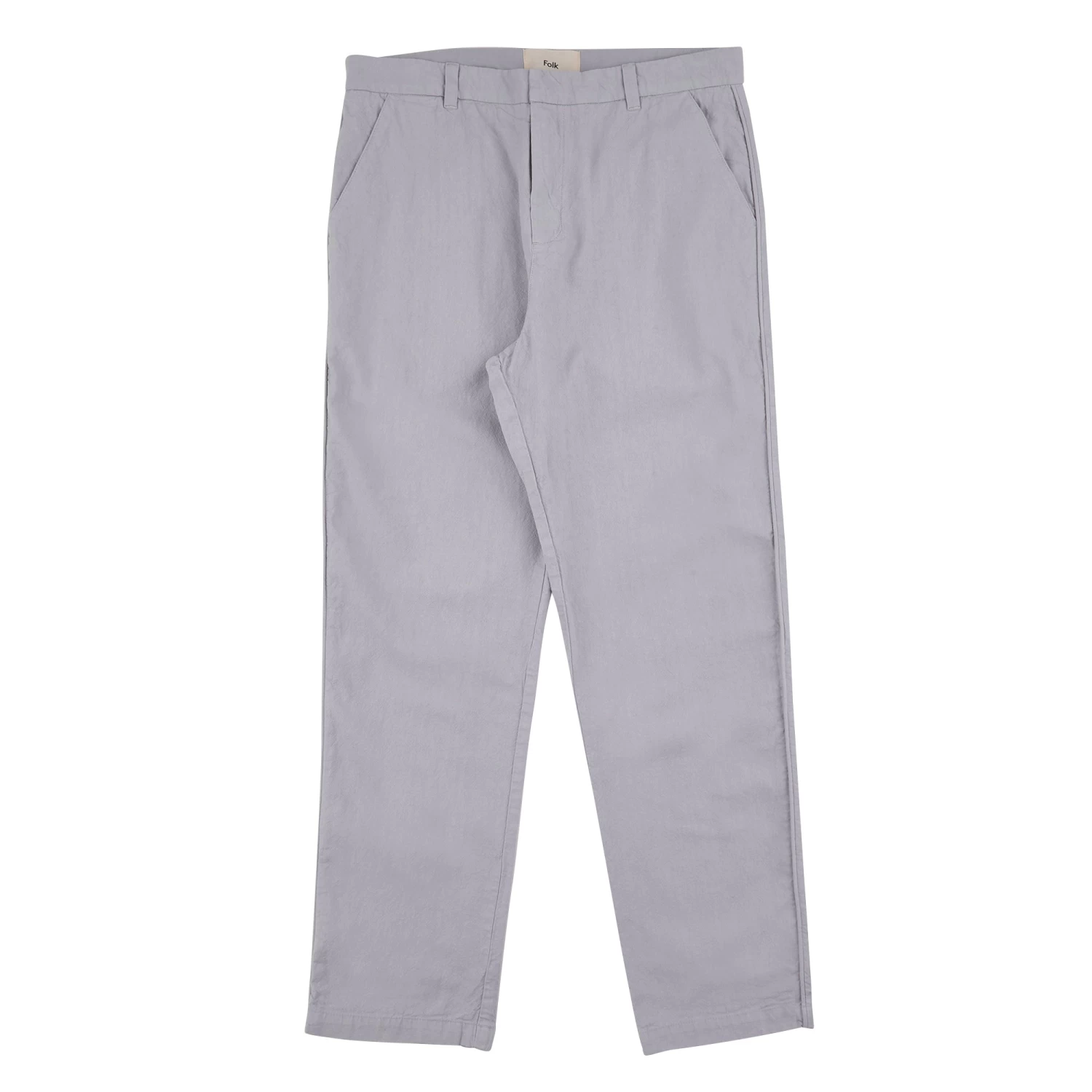 Cotton Linen Trouser Fixed - Mist Blue 1 Cotton Linen Trouser Fixed - Mist Blue