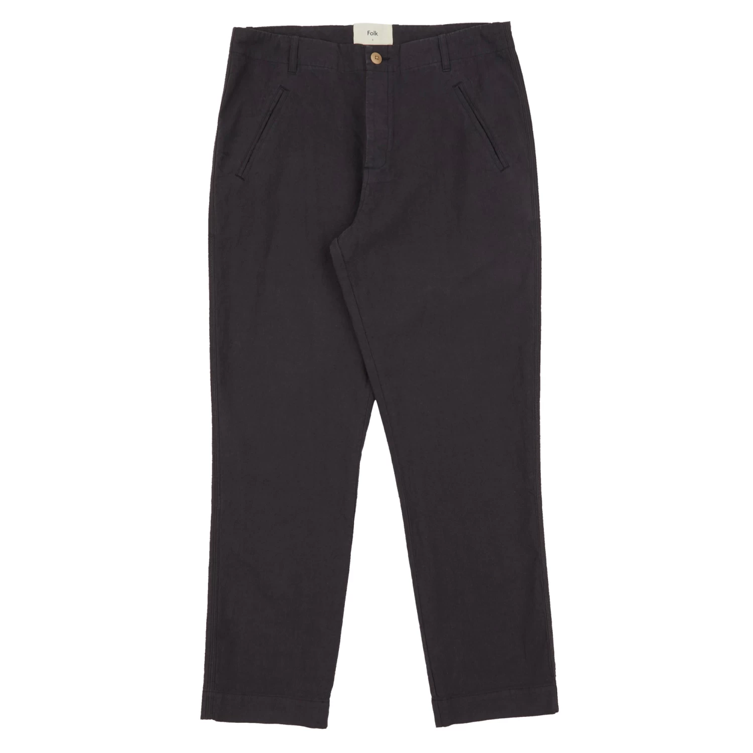 Lean Assembly Pant - Soft Black Linen 1 Lean Assembly Pant - Soft Black Linen