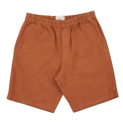 Assembly Short - Ochre Cotton Linen