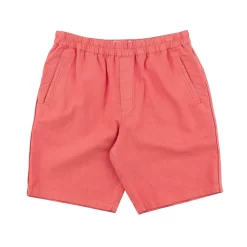 Assembly Short - Coral Cotton Linen