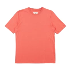 Contrast Sleeve Tee - Coral
