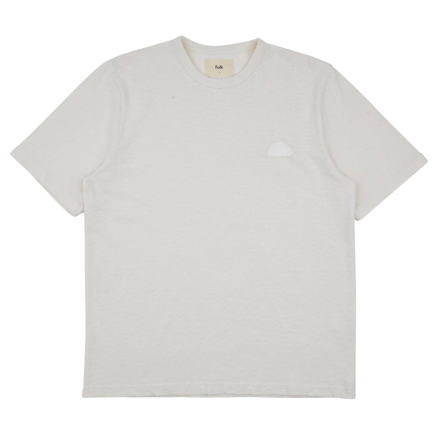 Slub Tee - Ecru 1 Slub Tee - Ecru