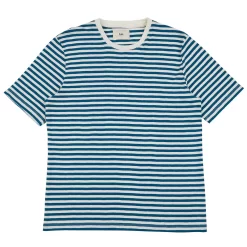 Classic Stripe Tee - Ocean Blue/ Ecru