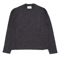 Lightweight Rib Crew - Soft Black