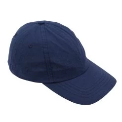 6 Panel Cap - Ash Navy Crinkle