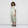 Slip Dress Women's - Pistachio Satin