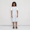 Patch Pocket Dress Women's - Cornflower Ecru Stripe