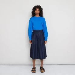 Full Seam Skirt Women's - Navy Light Poplin