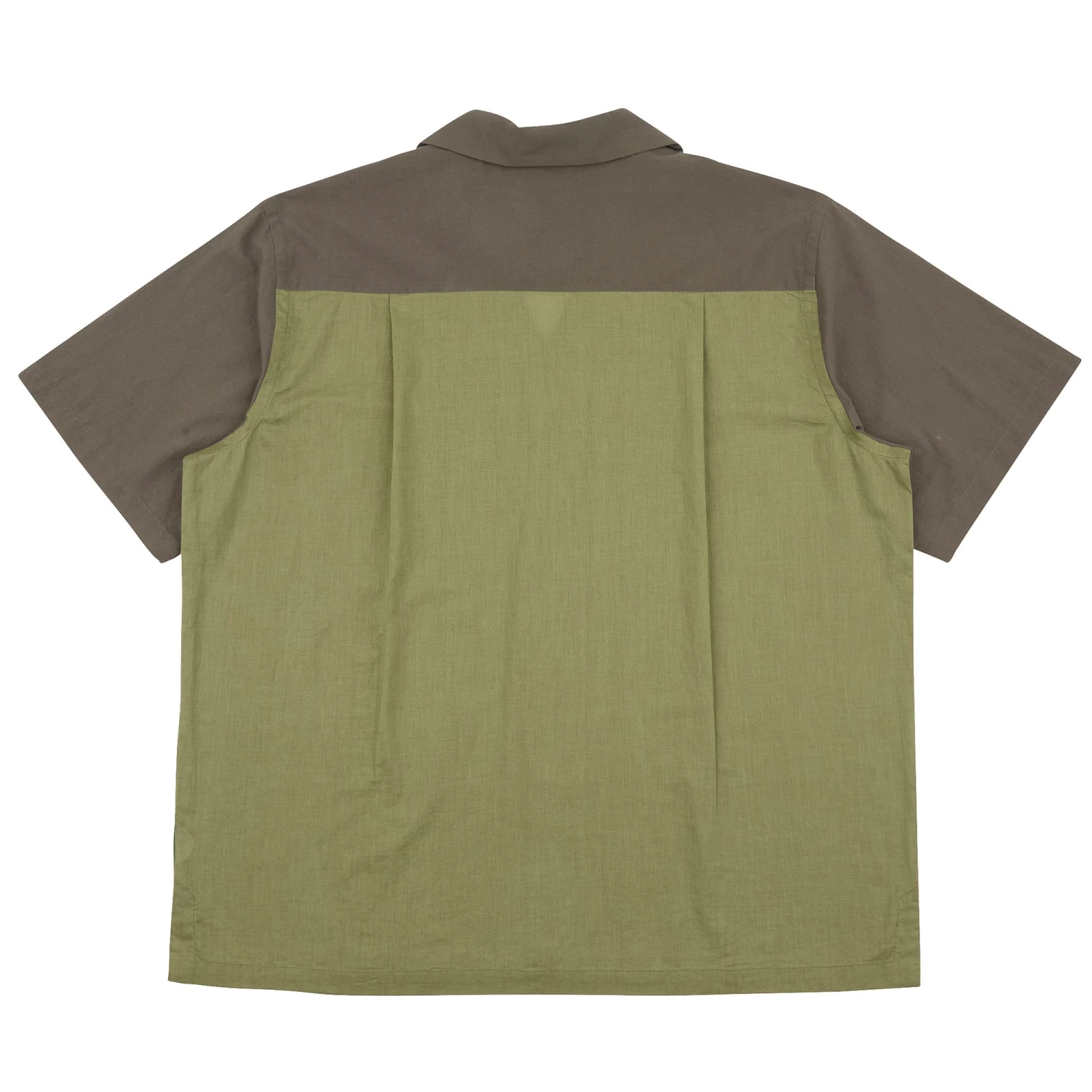 2 Tone Soft Collar Shirt - Olive 5 2 Tone Soft Collar Shirt - Olive - Image 5