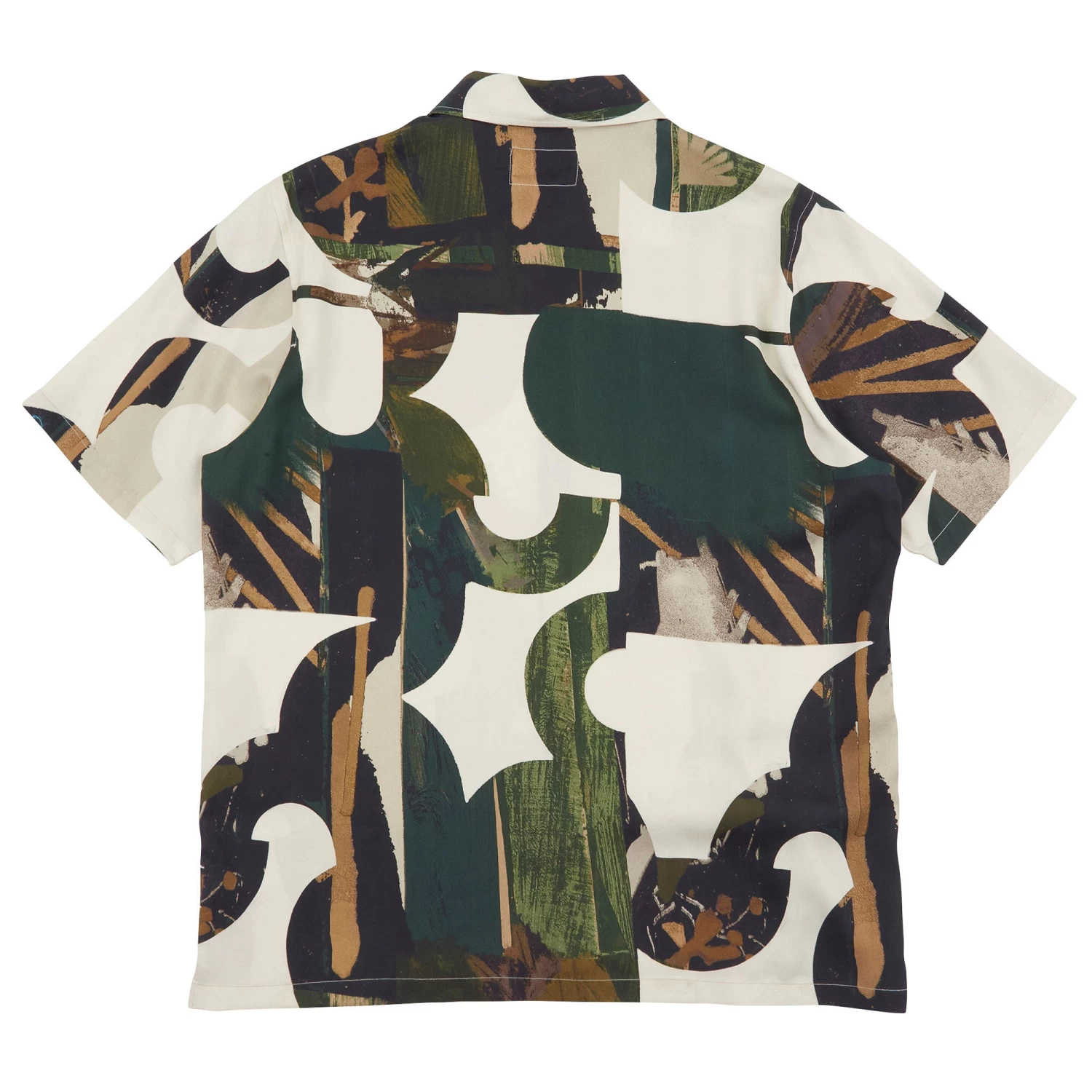 Gabe Shirt - Cutout Print Olive Multi 5 Gabe Shirt - Cutout Print Olive Multi - Image 5