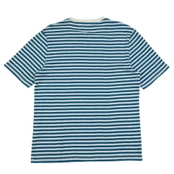 Classic Stripe Tee - Ocean Blue/ Ecru -Folk Shop PRODUCT SLOT 2 896023 6C9EBFC92CBC166DC5549507C9F777E6FB27BB4AEEC7C8F13A98333703A8E4292CB3DA20DFDD7D11082A43403D4EFCE3607A14E27A2E53396F2093A97EA3D545
