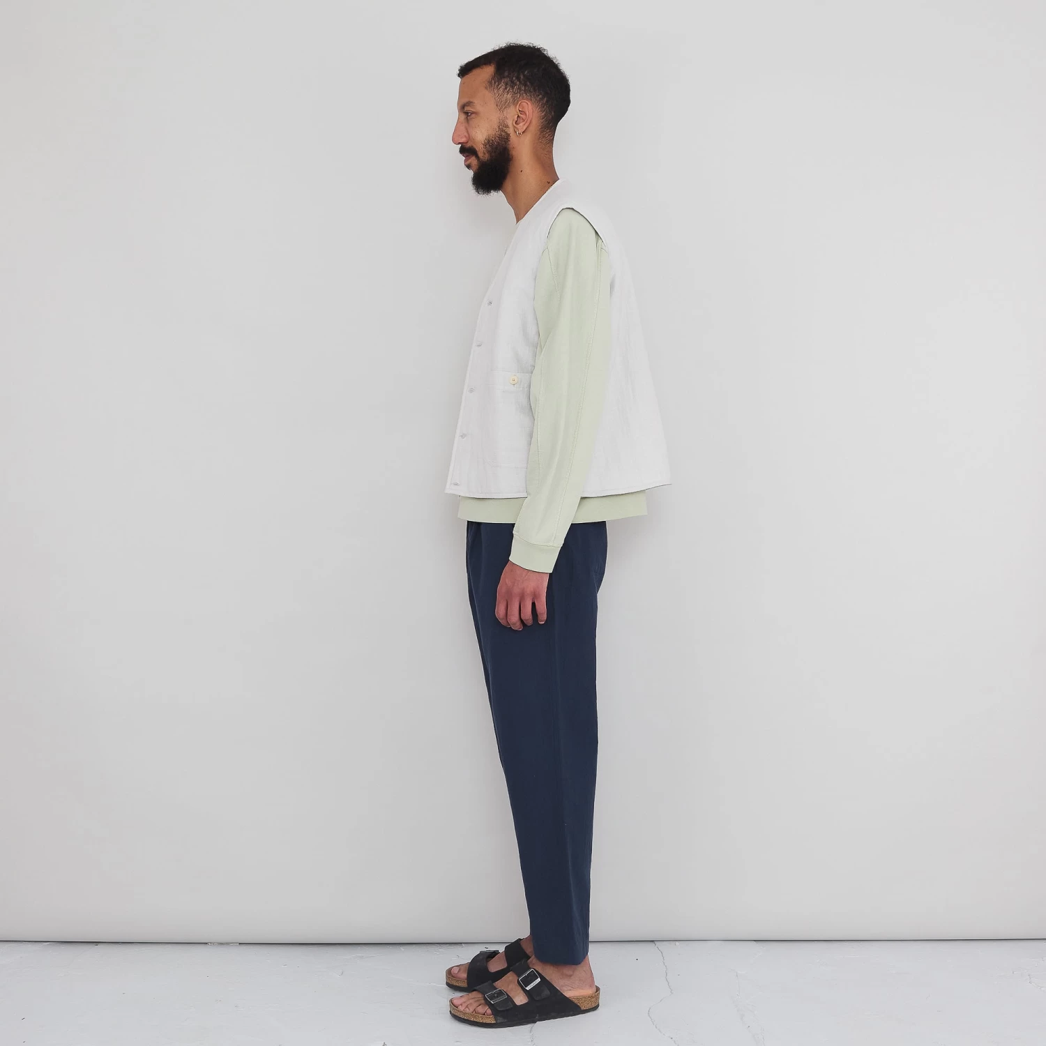 Drawcord Assembly Pant - Ash Navy Crinkle 8 Drawcord Assembly Pant - Ash Navy Crinkle - Image 8