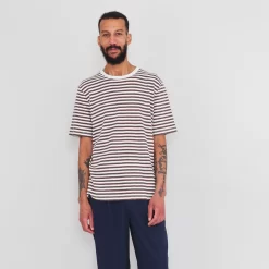 Classic Stripe Tee - Ash Brown/ Ecru -Folk Shop PRODUCT SLOT 4 896025 6C9EBFC92CBC166DC5549507C9F777E6FB27BB4AEEC7C8F13A98333703A8E4292CB3DA20DFDD7D11082A43403D4EFCE3607A14E27A2E53396F2093A97EA3D545