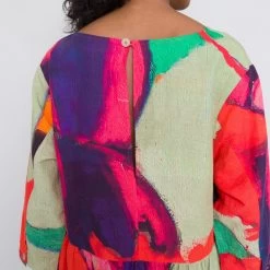 Joana Day Dress Women's - Red Tulip Print -Folk Shop PRODUCT SLOT 4 921642 6C9EBFC92CBC166DC5549507C9F777E6FB27BB4AEEC7C8F13A98333703A8E4292CB3DA20DFDD7D11082A43403D4EFCE3607A14E27A2E53396F2093A97EA3D545