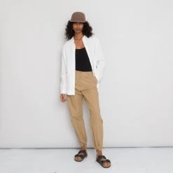 Boyfriend Shirt Women's - Double Layer Ecru Voile -Folk Shop PRODUCT SLOT 4 921675 6C9EBFC92CBC166DC5549507C9F777E6FB27BB4AEEC7C8F13A98333703A8E4292CB3DA20DFDD7D11082A43403D4EFCE3607A14E27A2E53396F2093A97EA3D545