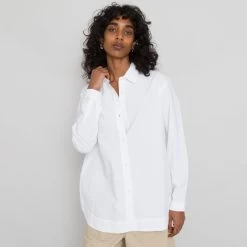 Boyfriend Shirt Women's - White Crinkle -Folk Shop PRODUCT SLOT 4 921676 6C9EBFC92CBC166DC5549507C9F777E6FB27BB4AEEC7C8F13A98333703A8E4292CB3DA20DFDD7D11082A43403D4EFCE3607A14E27A2E53396F2093A97EA3D545