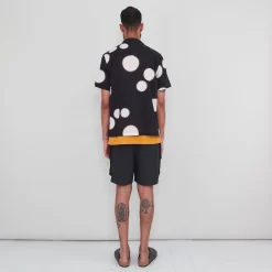 SS Soft Collar Shirt - Black Ecru Dot -Folk Shop PRODUCT SWATCH 895966 6C9EBFC92CBC166DC5549507C9F777E6FB27BB4AEEC7C8F13A98333703A8E4292CB3DA20DFDD7D11082A43403D4EFCE3607A14E27A2E53396F2093A97EA3D545