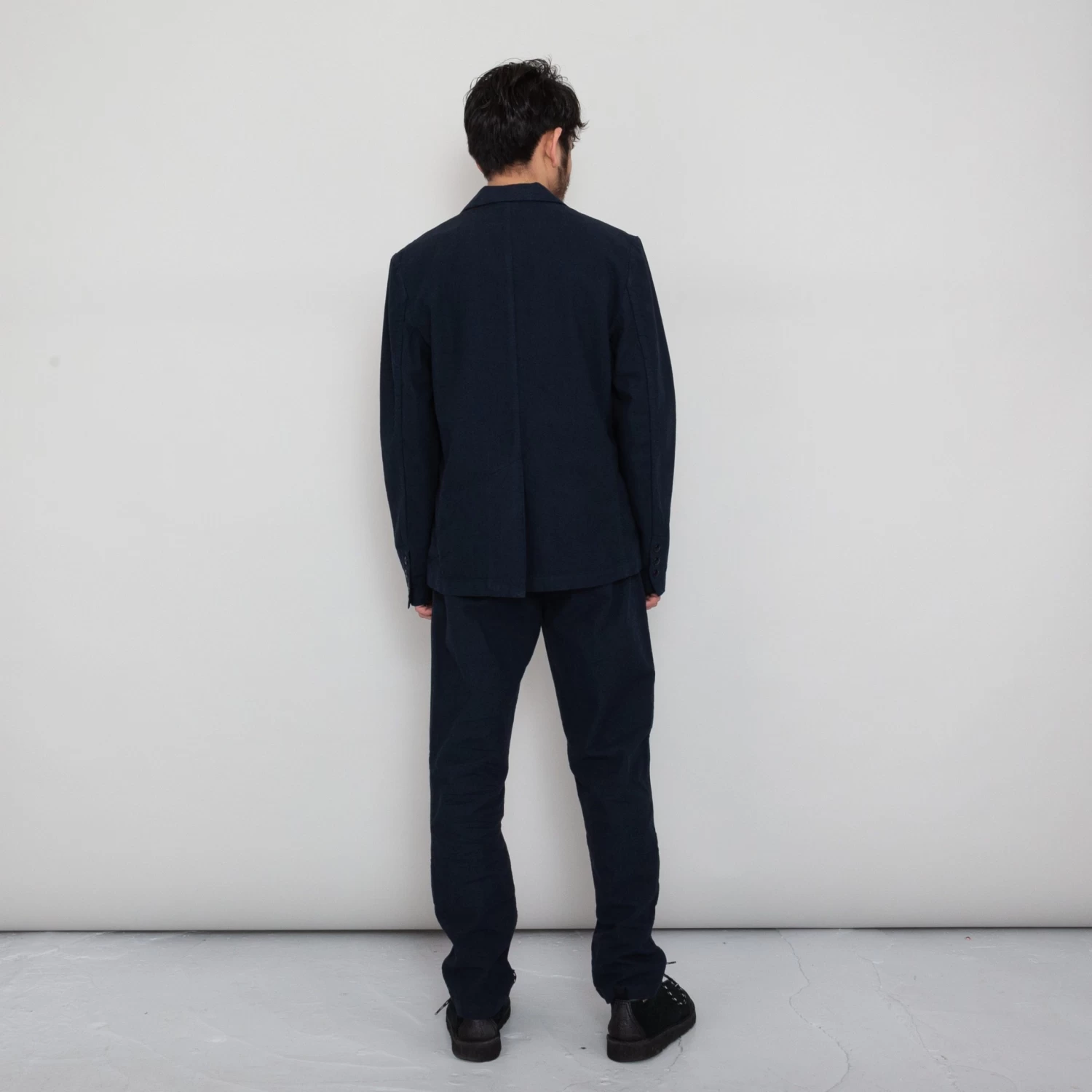 Cotton Linen Blazer - Soft Navy 6 Cotton Linen Blazer - Soft Navy - Image 6