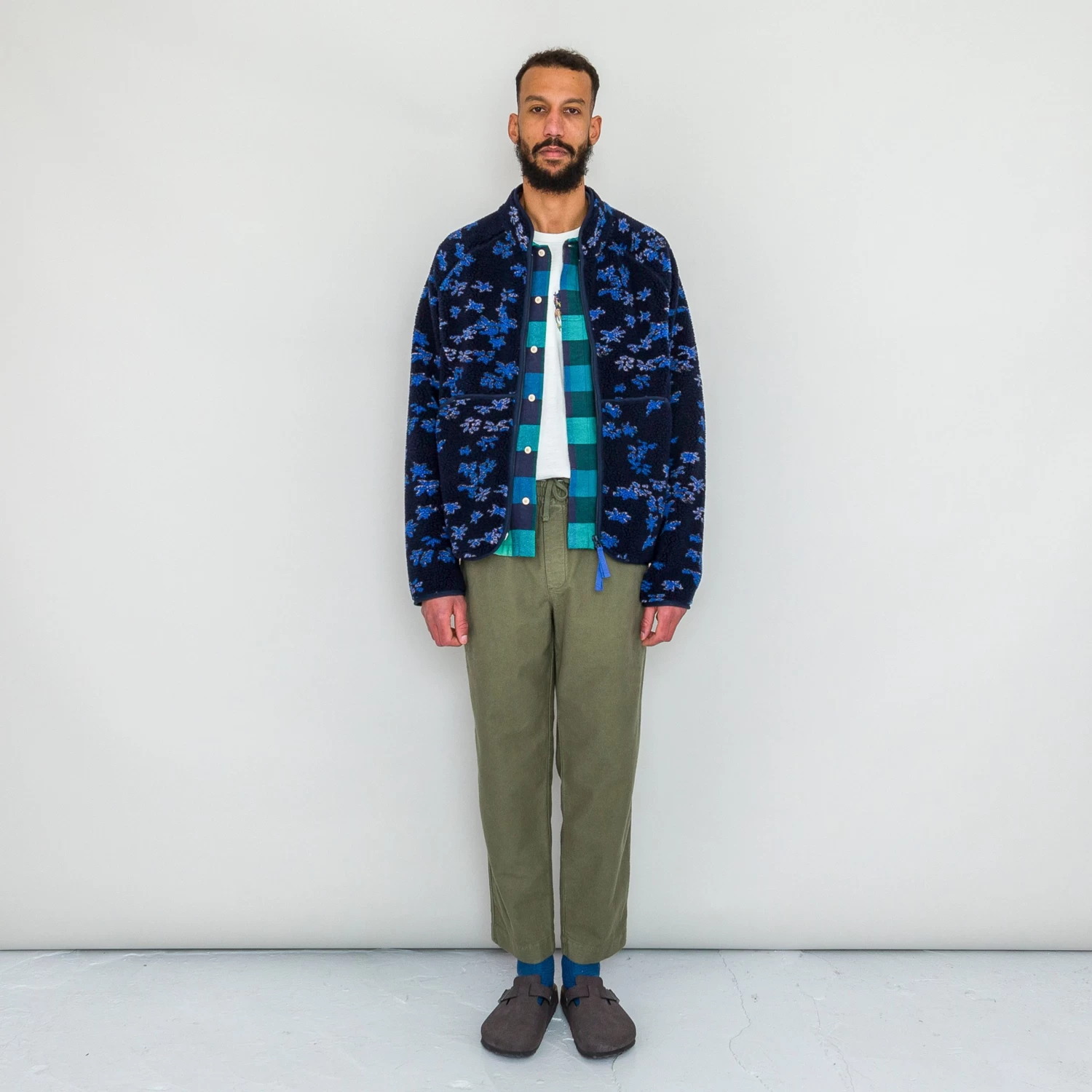 Boxy Puzzle Fleece - Stars And Flowers TH 3 Boxy Puzzle Fleece - Stars And Flowers TH - Image 3