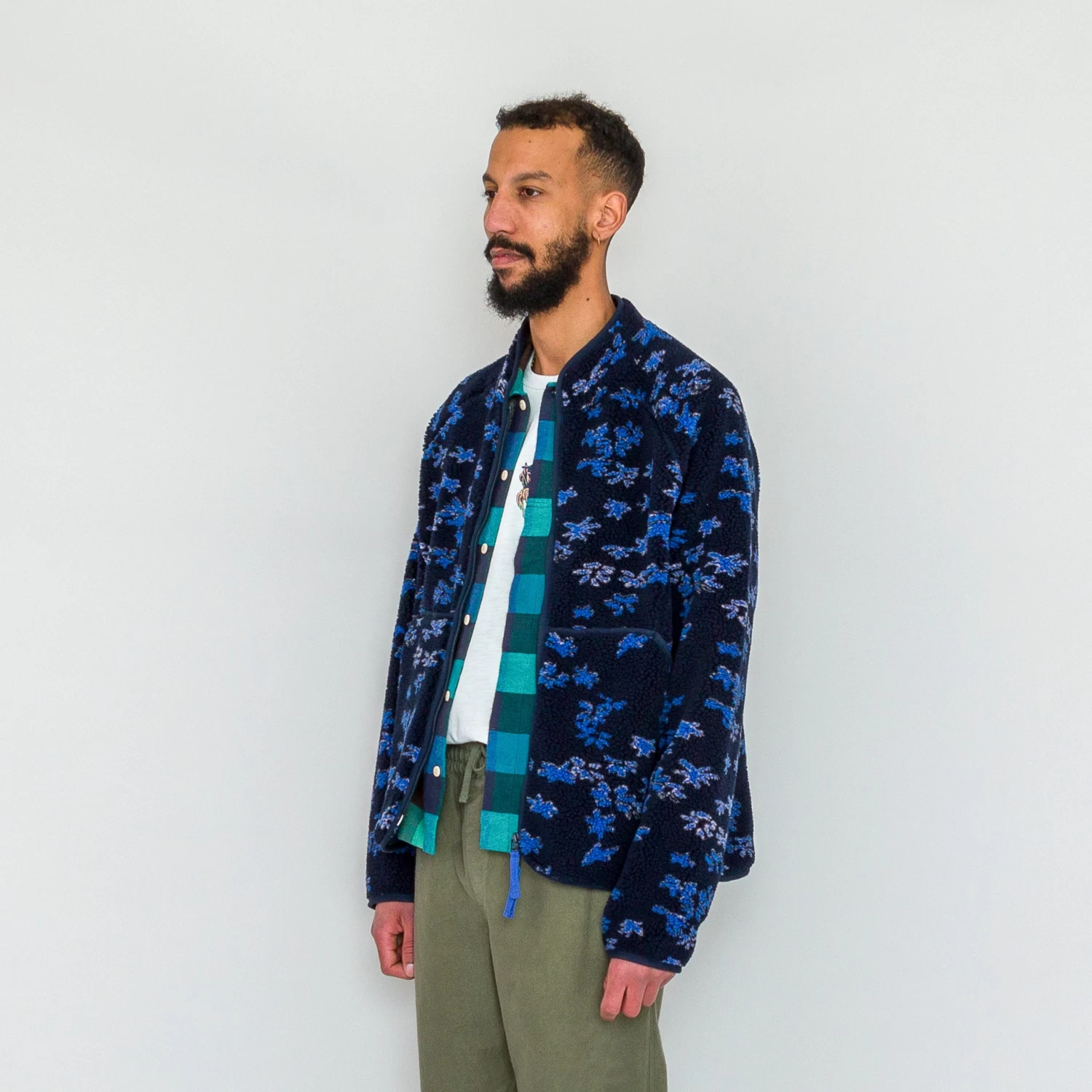 Boxy Puzzle Fleece - Stars And Flowers TH 4 Boxy Puzzle Fleece - Stars And Flowers TH - Image 4