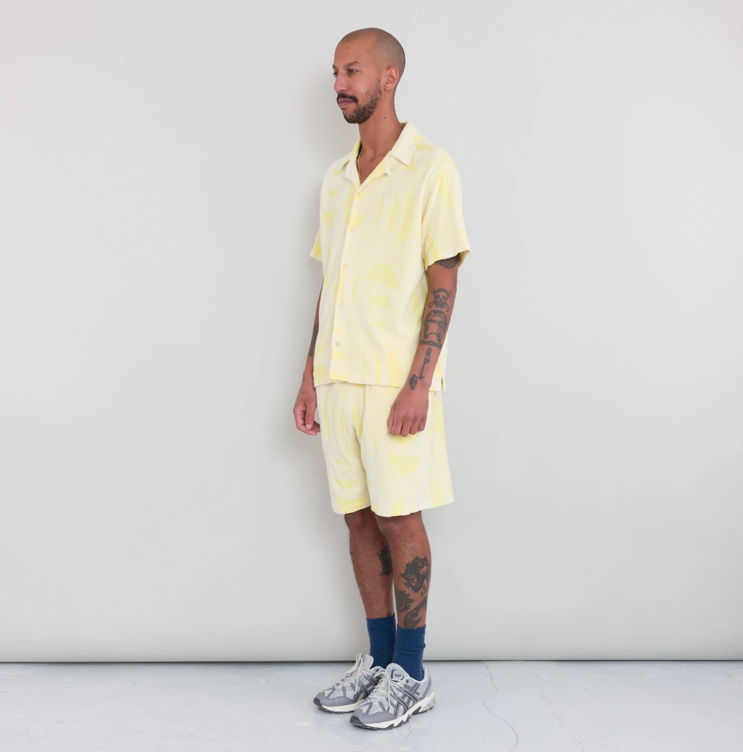 Relaxed Soft Collar Shirt - Yellow Sun DP 3 Relaxed Soft Collar Shirt - Yellow Sun DP - Image 3