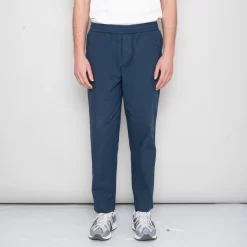 Drawcord Assembly Pant - Ash Navy Crinkle 13 Drawcord Assembly Pant - Ash Navy Crinkle -Folk Shop SidneySS24trousers 019