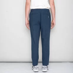 Drawcord Assembly Pant - Ash Navy Crinkle 16 Drawcord Assembly Pant - Ash Navy Crinkle -Folk Shop SidneySS24trousers 023