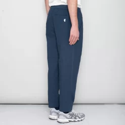 Drawcord Assembly Pant - Ash Navy Crinkle 14 Drawcord Assembly Pant - Ash Navy Crinkle -Folk Shop SidneySS24trousers 024