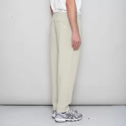 Assembly Pant - Light Olive Herringbone -Folk Shop SidneySS24trousers 031