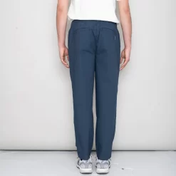Drawcord Assembly Pant - Ash Navy Poplin 12 Drawcord Assembly Pant - Ash Navy Poplin -Folk Shop SidneySS24trousers 082