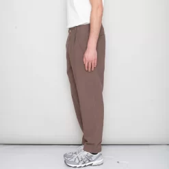 Assembly Pant - Ash Brown Crinkle -Folk Shop SidneySS24trousers 095