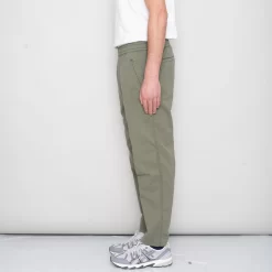 Drawcord Assembly Pant - Olive Seersucker -Folk Shop SidneySS24trousers 111