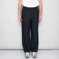 Wide Fit Trouser - Soft Black -Folk Shop SidneySS24trousers 171