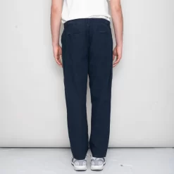 Cotton Linen Trouser Fixed - Soft Navy -Folk Shop SidneySS24trousers 180