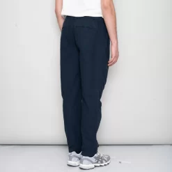 Cotton Linen Trouser Drawcord - Navy -Folk Shop SidneySS24trousers 206