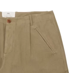 Assembly Pant - Olive Herringbone -Folk Shop StudioSession 010 3