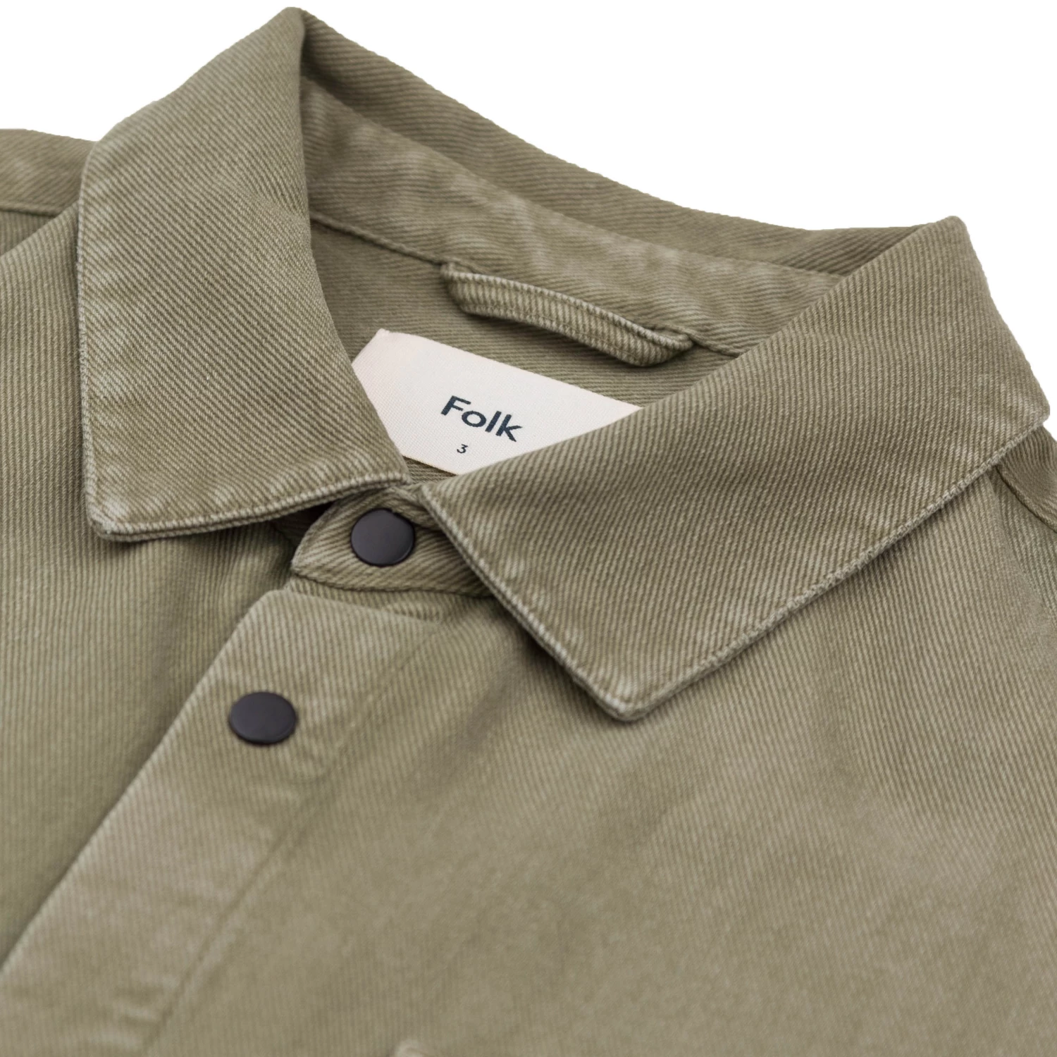Twill Assembly Jacket - Olive 2 Twill Assembly Jacket - Olive - Image 2