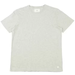 Folk Shop 9 Assembly Tee - Light Grey Melange