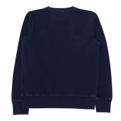 Wash Indigo Sweat - Blue - Fish -Folk Shop colllab 1468