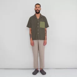 Signal Pant - Mushroom Linen -Folk Shop folkss24mens21797 scaled