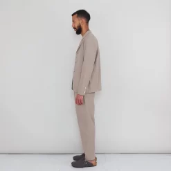 Patch Jacket - Mushroom Linen -Folk Shop folkss24mens21847 scaled